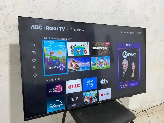 TV 43 AOC ROKU  SMART 