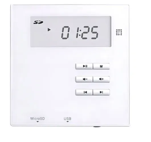 Amplificador Dmd Dm-835 Branco 20w 2 Canais Usb Fm