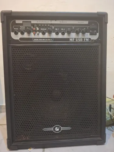 Caixa de som para instrumento guitarra baixo teclado