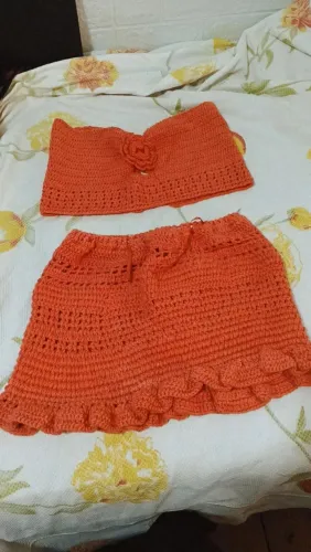 Conjunto crochê 