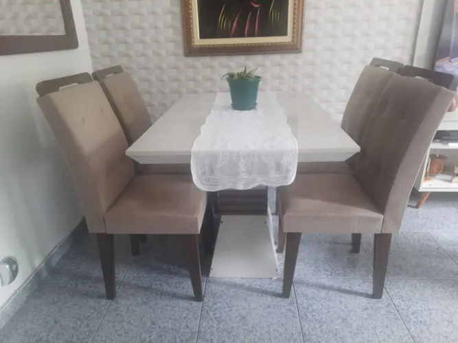 Mesa retangular 4 lugares