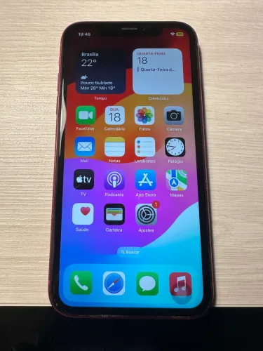 iPhone XR 256 (vermelho) - pouco usado