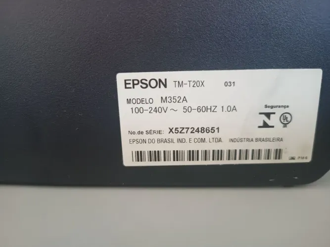 Impressora T20 Epson com leitor de cód barras ( com Nota Fiscal ) 