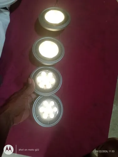 ( 4 ) Lâmpadas De Led 12v Redonda