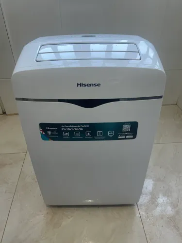 Ar condicionado portátil 12 mil BTUs 127v hisense