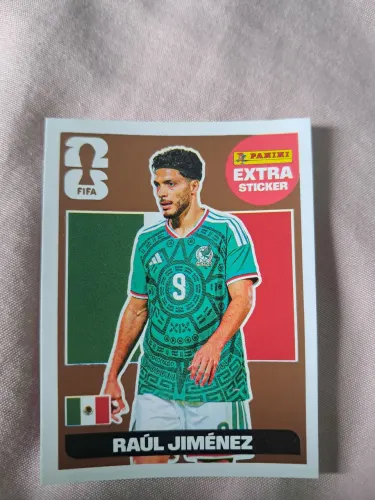 Figurinha da copa do mundo 2026 Raul jimenez