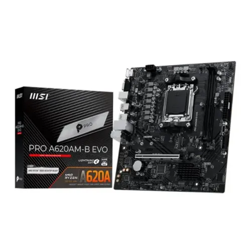 Placa Mae MSI Pro A620AM-B Evo DDR5 AM5 M-ATX [novo]