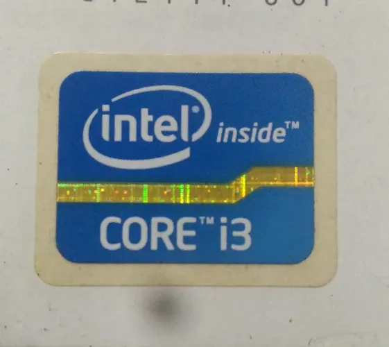 Intel Core I5 3ª Geração Adesivo Etiqueta Original Selo