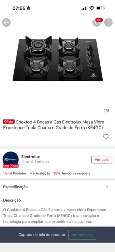 Vendo fogão