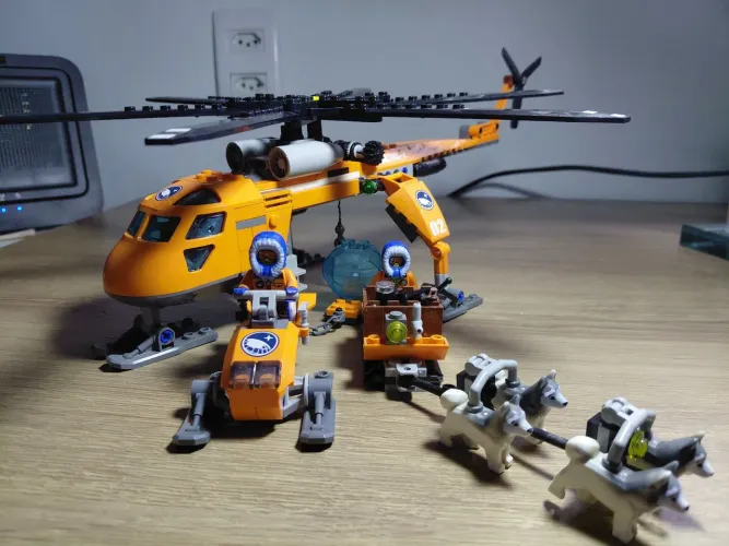 LEGO City 60034 - Arctic Helicrane - Impecável