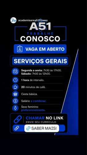 Vaga serviços gerais freelance 
