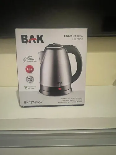 Chaleira inox elétrica 