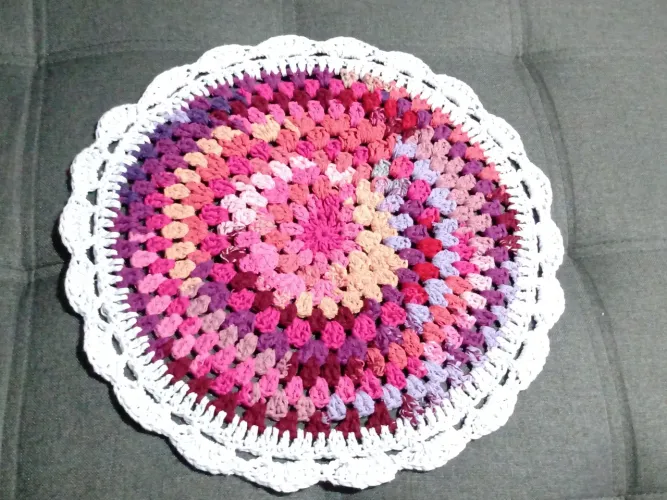 Souplast de crochê 37cm em tons de Rosa