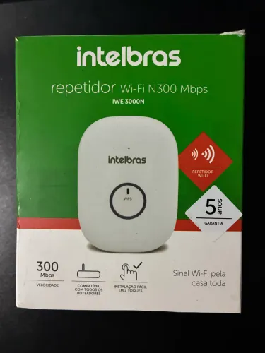 Repetidor wi-fi Intelbras N300 Mbps