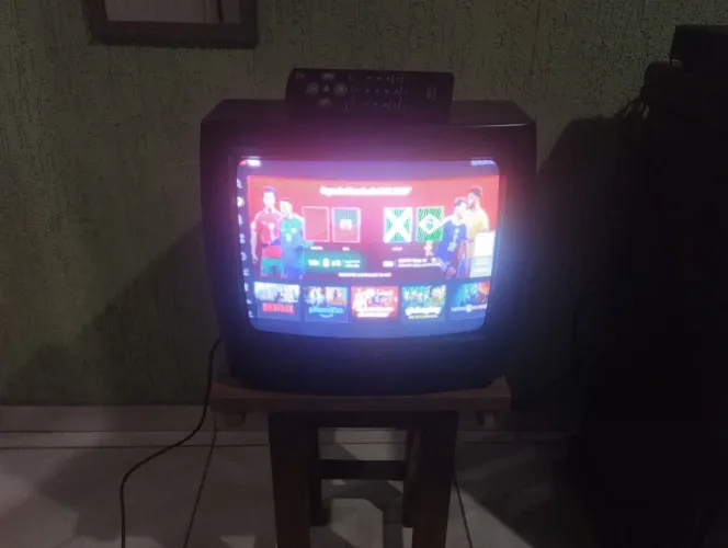 Tv tubo 14" Cineral Amazônia c/Controle Remoto (Moóca)