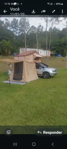 Barraca de teto automotiva