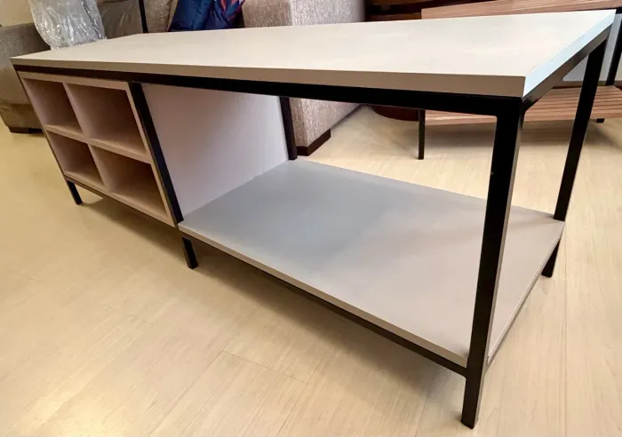 Rack Industrial Multiuso em MDF e Estrutura Metálica
