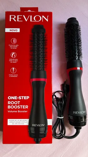 Escova Secadora Revlon One-Step Root Booster - Estado de Nova