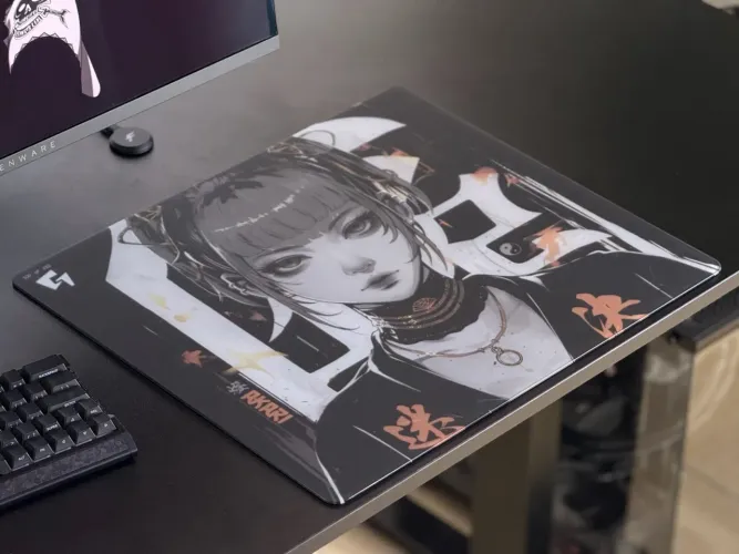 Glsswrks Akari Mousepad vidro glasspad