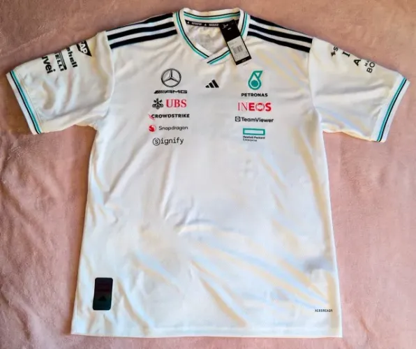 Camisa Mercedes Piloto 2026 AMG Petronas F1 Team - Tam GG