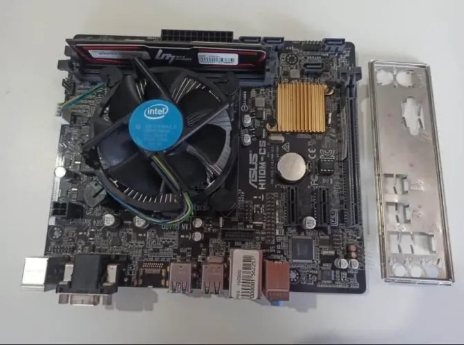 I3 7100 + placa mãe gigabyte h110