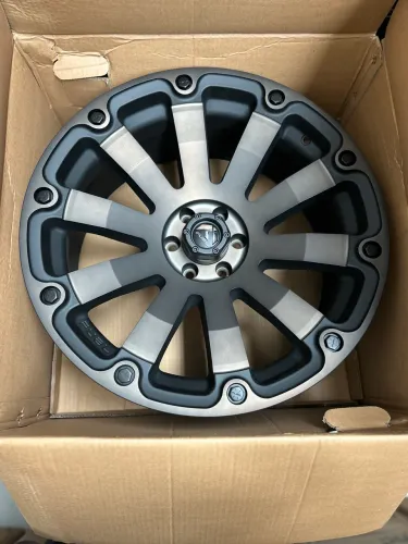 Jogo De Roda Fuel D636 Preto Semi-Brilho 6x114 - 20x9 Offset 0 (Nv)