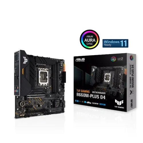 ASUS TUF B660m PLUS D4, INTEL LGA1700, mATX, DDR4