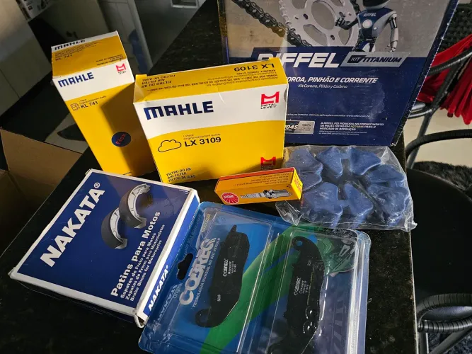 Kit revisão titan ou fan 2011 2012 e 2013