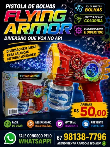 Pistola de bolhas de sabão
