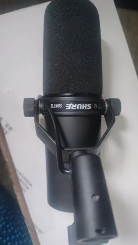 Microfone Shure SM7B + Braço Articulado