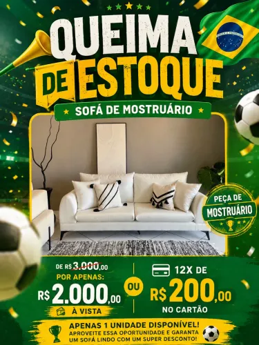 Sofá Calígula pronta entrega 