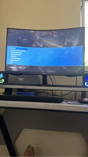 Monitor Gamer Samsung Odyssey G5, 27 Qhd, 165hz, 1ms, Freesync, HDMI, Dp Preto curvo