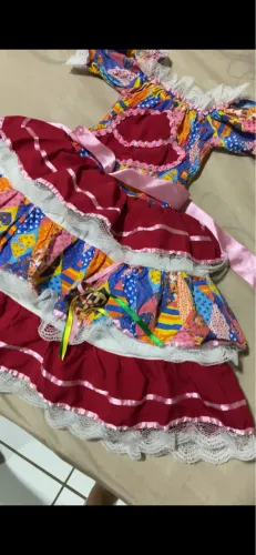Vestido junino infantil