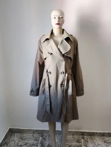 Sobretudo trench coat forrado alfaiataria