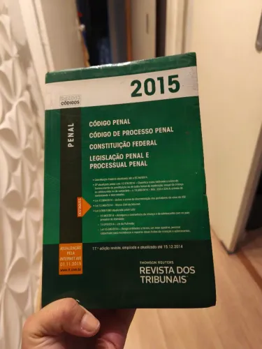 Livro mini códigos 2015 Penal processo Penal 17. Edição 