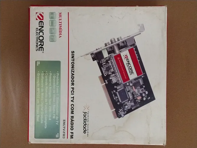 Sintonizador PCI TV com Rádio FM.