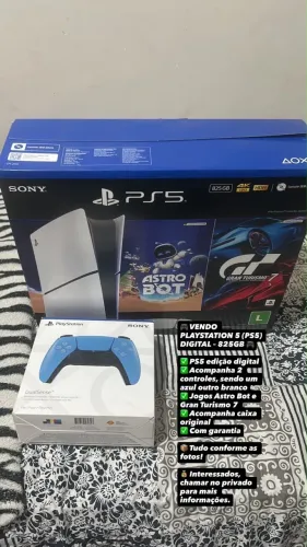 Vende-se ps5, 4 mês de uso!!!