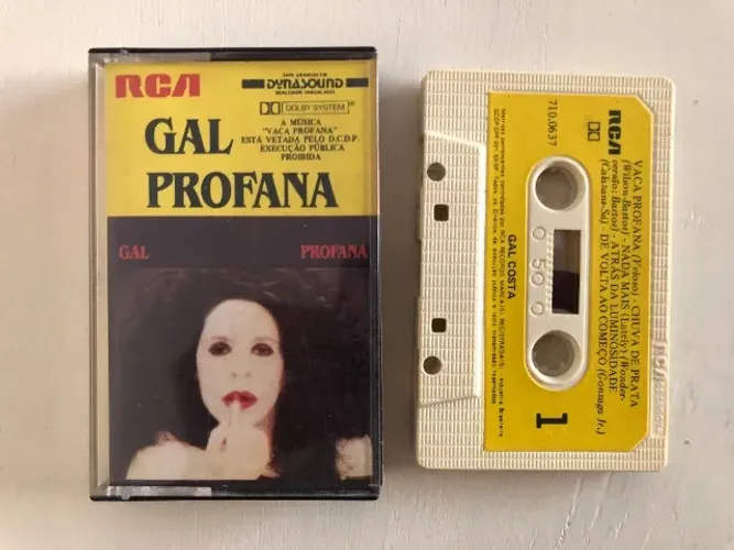 Gal Costa: Profana (1984) Fita Cassete (k7) Original