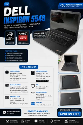 Notebook Dell P39F