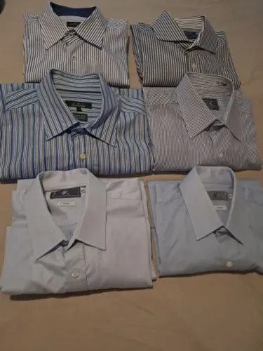 Conjunto de Camisas de Manga Comprida Social Semi Novas 42 / 4