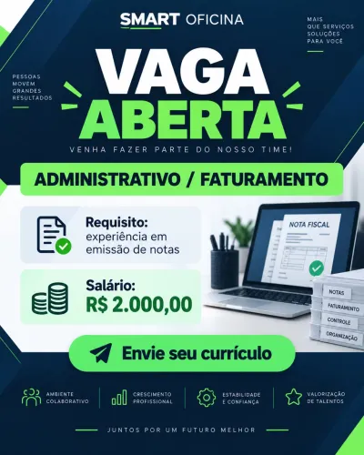 Vaga de emprego para financeiro 