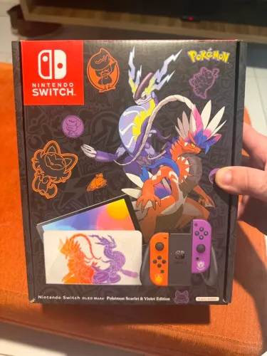 Nintendo Switch Oled Pokemon novo