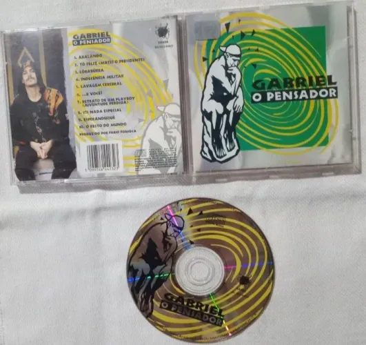 cd gabriel o pensador 1993 (lavagem cerebral) raridade usado ótimo estado