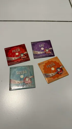 Mini CDs Coca cola Pegue sua vibe