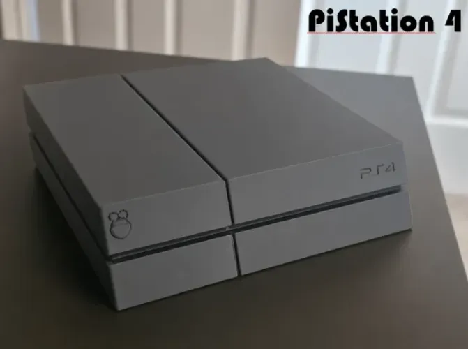 Pistation 4 Case Raspberry pi 3 B e B+ Case Playstation 4 para Rapberry