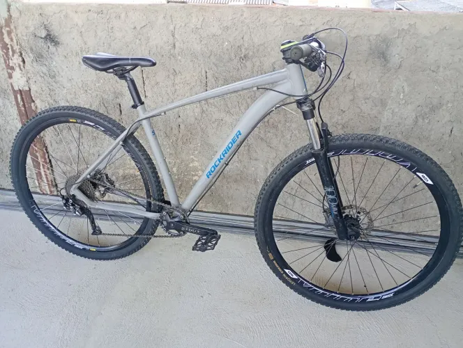 Bike 29 Rock Rider St 520 top quadro 19 grupo Full toda Shimano alívio 1x9
