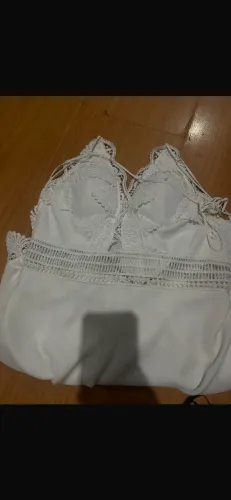 Vestido lindo branco tamanho 38!