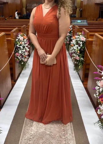 Vestido Terracota