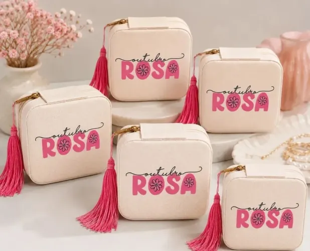 ? OUTUBRO ROSA ? BRINDES PERSONALIZADOS ?