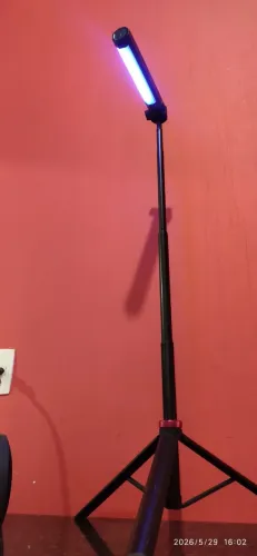 KIT TRIPÉ ULANZI + BASTÃO LED RGB LUXCEO P200
